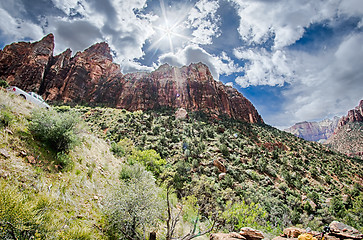 Image showing Zion Canyon National Park Utah