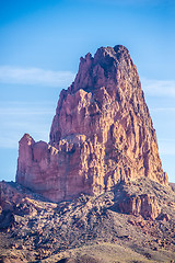 Image showing El Capitan Peak just north of Kayenta Arizona in Monument Valley