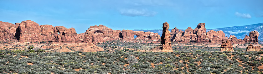 Image showing Arches National Park  Moab  Utah  USA