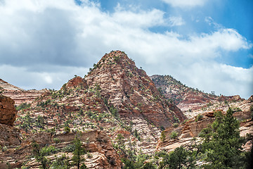 Image showing Zion Canyon National Park Utah