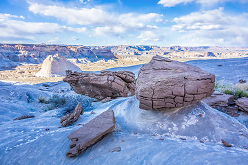 Image showing hoodoos at stud horse point in arizona