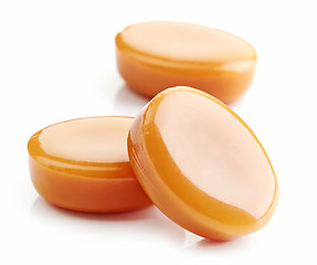 Image showing caramel candies