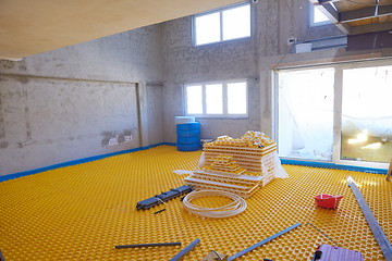 Image showing underfloor heating