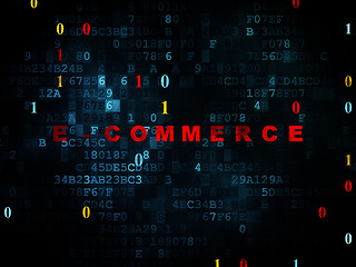 Image showing Finance concept: E-commerce on Digital background