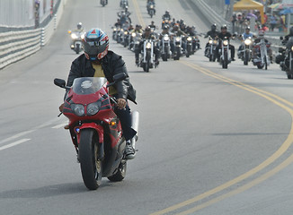 Image showing Bikers