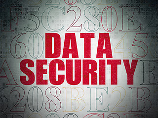 Image showing Safety concept: Data Security on Digital Paper background