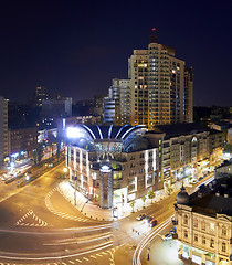 Image showing Kiev City - the Capital of Ukraine. Night areal View