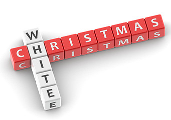 Image showing Buzzwords white christmas