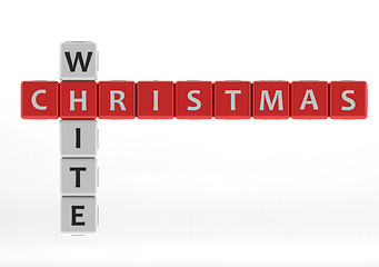 Image showing Buzzwords white christmas