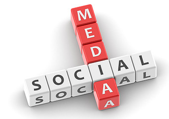 Image showing Buzzwords social media