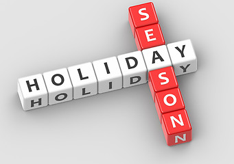 Image showing Buzzwords holiday season