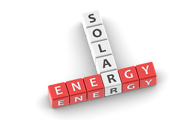 Image showing Buzzwords solar energy