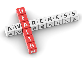 Image showing Buzzwords health awareness