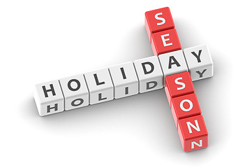 Image showing Buzzwords holiday season