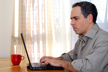 Image showing Man with laptop