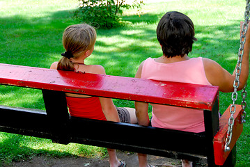 Image showing Family swings