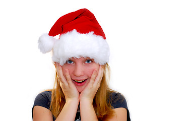 Image showing Chrismas girl