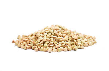 Image showing Buckwheat on white