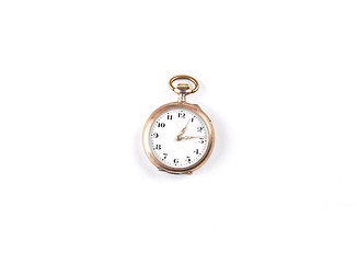 Image showing Pocket watch on white