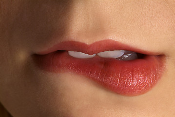 Image showing red lip