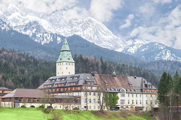 Image showing Bavarian hotel Schloss Elmau is official venue of G8 summit