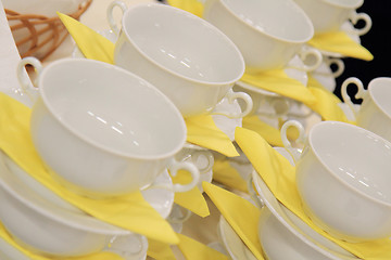 Image showing empty soup cups 