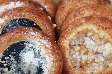 Image showing czech poppy apple cakes