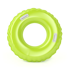 Image showing Green swim ring