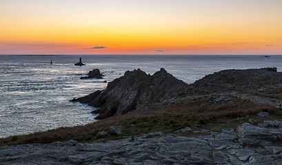 Image showing Sunset at the End of the World