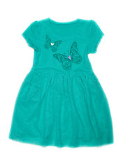 Image showing Children\'s fancy dress with butterfly pattern.