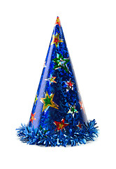 Image showing Blue colored cap birthday.