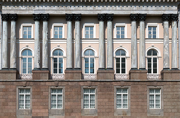 Image showing facade with columns