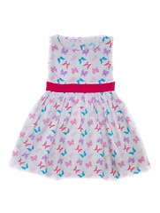 Image showing Baby dress with butterfly pattern.