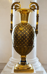 Image showing Vintage brass vase