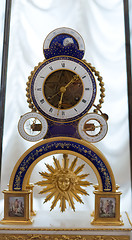 Image showing Antique clock in the Hermitage Museum. 