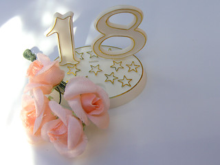 Image showing 18th birthday design