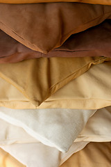 Image showing Brown pillows