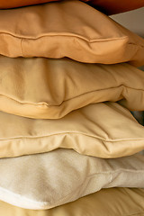 Image showing Ochre pillows