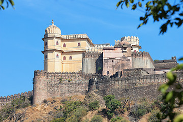 Image showing Inspiring View of Kumbhalgarh Fortress near Udaipur, India