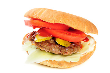 Image showing realistic looking hamburger