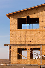 Image showing New Construction Houses Going Up Fast North Dakota Oil Boom