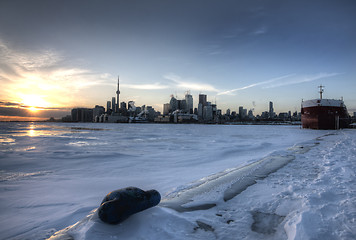 Image showing Toronto Ontario from Polson Pier