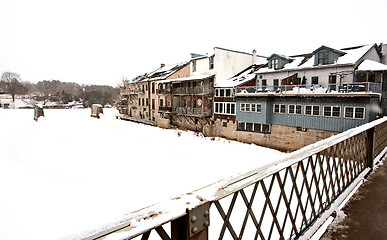 Image showing Elora Ontario in Winter