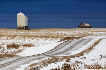 Image showing Prairie Landscape in winter