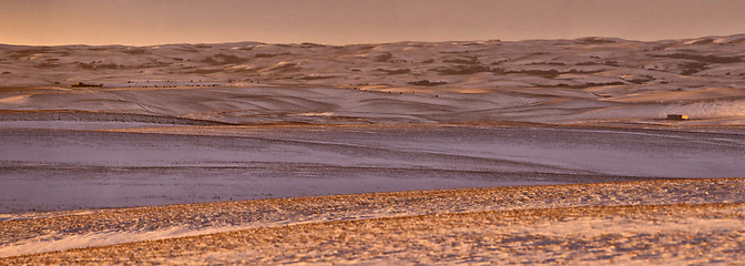 Image showing Prairie Landscape in winter