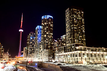 Image showing Night Shot Toronto