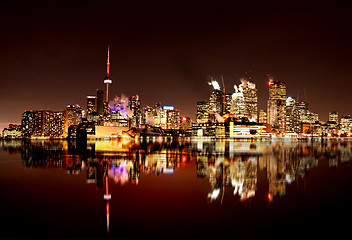 Image showing Night Shot Toronto