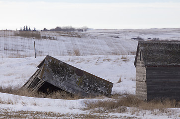 Image showing Prairie Landscape in winter