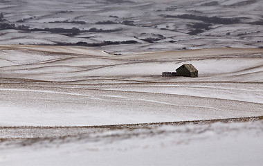 Image showing Prairie Landscape in winter