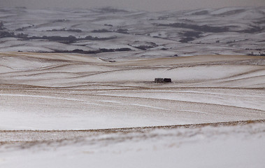 Image showing Prairie Landscape in winter